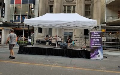 tent-set-up-on-top-off-stage-on-Yonge-Stree-385x289